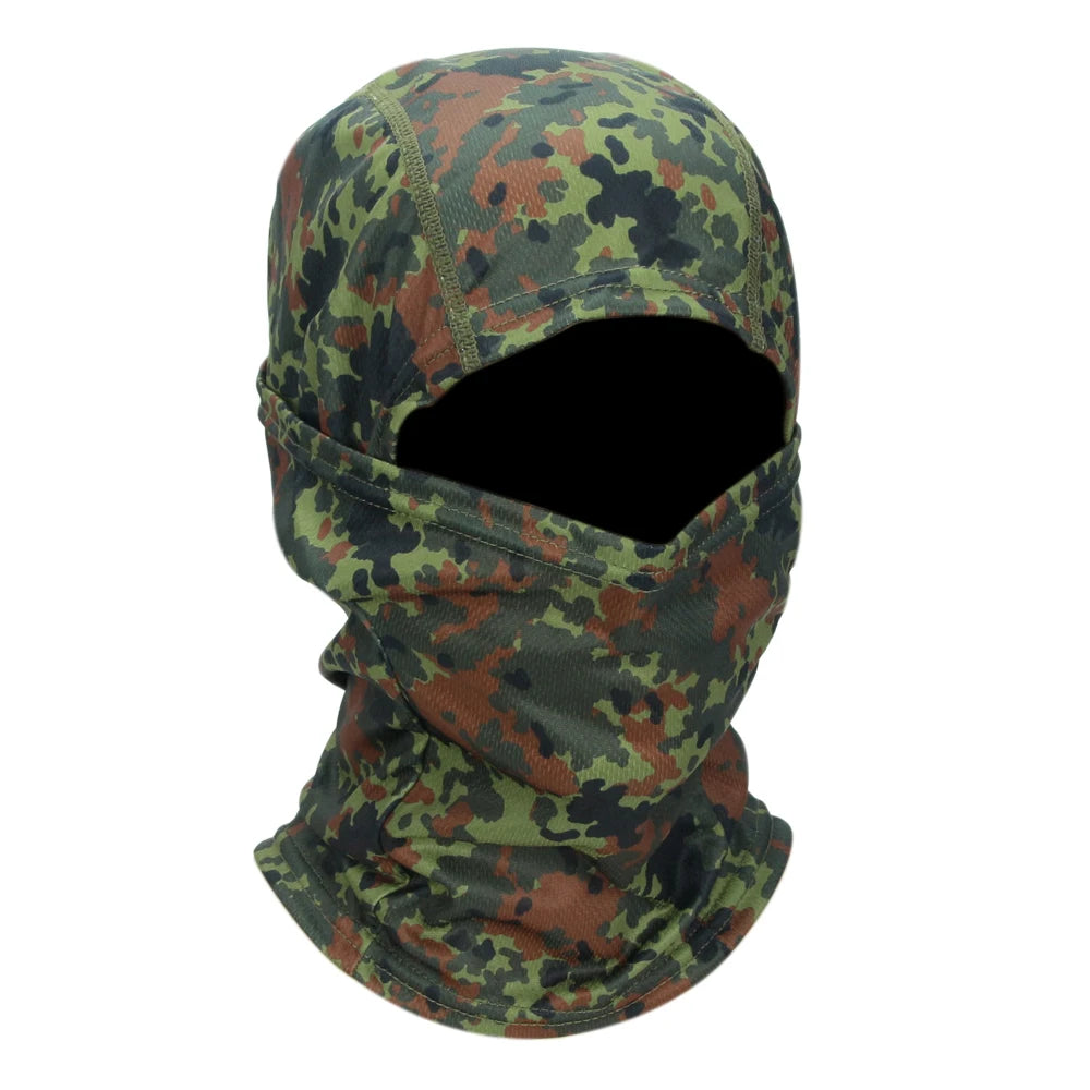 Camouflage Balaclava Hat Cycling Full Face Mask Outdoor Sports Hunting Hiking Ski Motorcycle Helmet Inner Cap